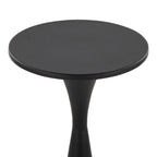 22" Contemporary Metal Side Table in Matte