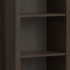 Amherst 24 Inch Solid Wood 5 Shelf Bookcase in Hickory