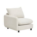 99 in. Oversize 5-Piece L Shaped Modular Free Combination Sectional Sofa