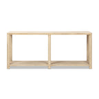 Milo 71" Reclaimed Wood Console Table with Lower Shelf
