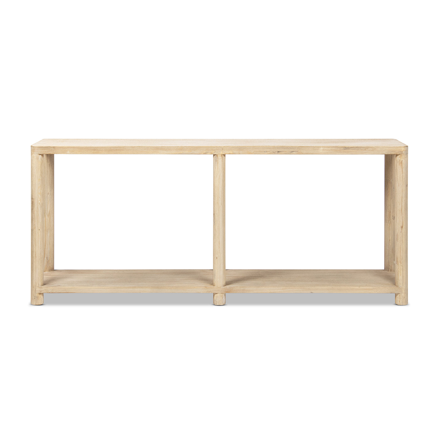 Milo 71" Reclaimed Wood Console Table with Lower Shelf