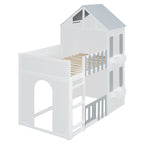 Twin Over Twin House Bunk Bed