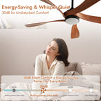 52 Inch Ceiling Fan with Light