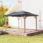 Spacious Outdoor Hardtop Gazebo