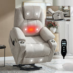 Up To 350 LBS Polyester Power Lift Recliner Chair