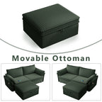 Multi-Functional 85-Inch Convertible Sofa Bed
