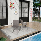Summer 4pcs Modern Stackable Plastic Armchair Set