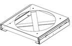 Black Gas Cylinder Pallet - Stainless Steel 6B01 4B03