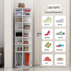 8 Tier Rotating Shoe Rack Tower