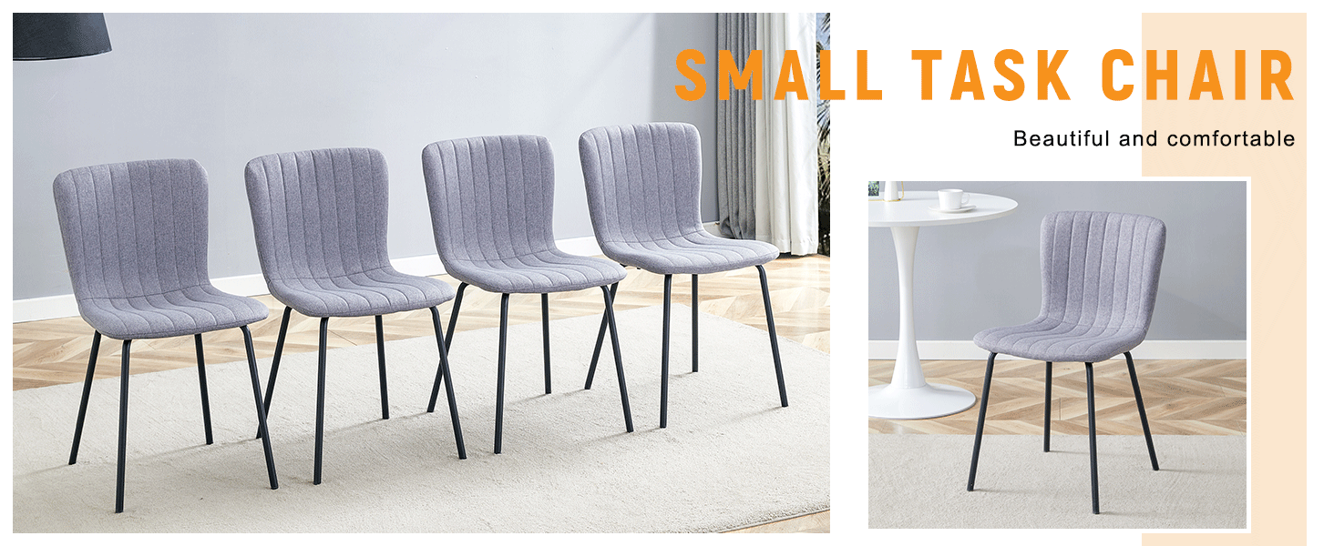 Luxury Minimalist Chairs - Set of 4 High Quality Dining Chairs
