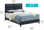 Elegant Transitional Bed Frame