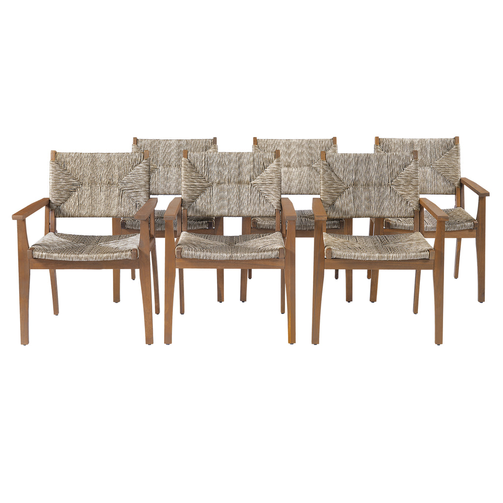 Durable Outdoor Dining Chair with Acacia Wood Frame
