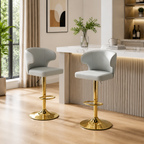 Modern Rotating Adjustable Bar Chair - Set of 2