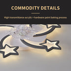 29-Inch Ceiling Fan With Lights Remote Control Dimmable LED
