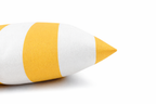 2 Pack Outdoor Throw Pillows in Yellow/White