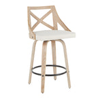 26" Fixed Height Counter Stool with Swivel