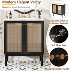 30-Inch Bathroom Vanity Crafted From Natural Materials