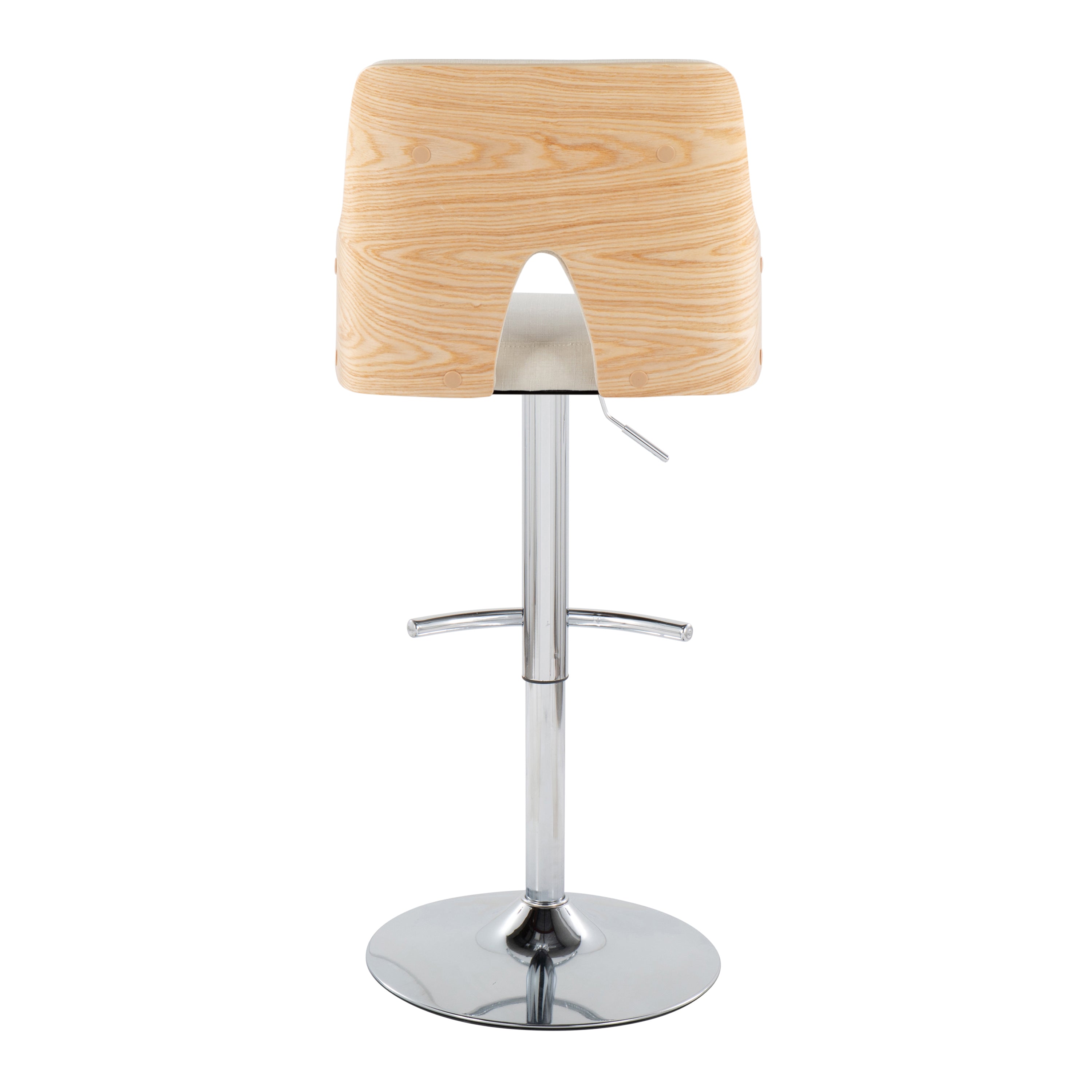 Contemporary Adjustable Barstool Stool with Swivel