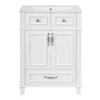 24" Bathroom Vanity with Ceramic Sink