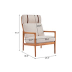 Mid Century Modern Accent Armchair