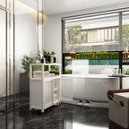 Large Capacity Bamboo Storage Cabinet
