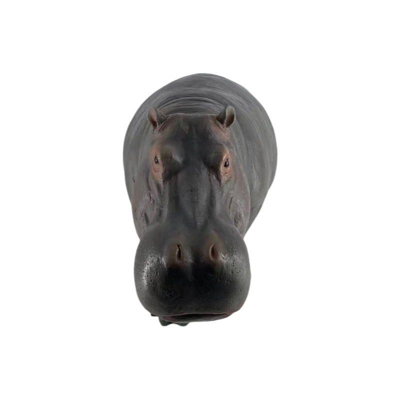 Weather Resistant Hippopotamus Garden Statue