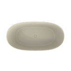 65 Inch Artificial Stone Solid Surface Freestanding Bathroom Bathtub