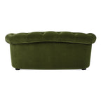 Kiki 36.5" Chesterfield Dog Sofa Bed, Medium, Olive