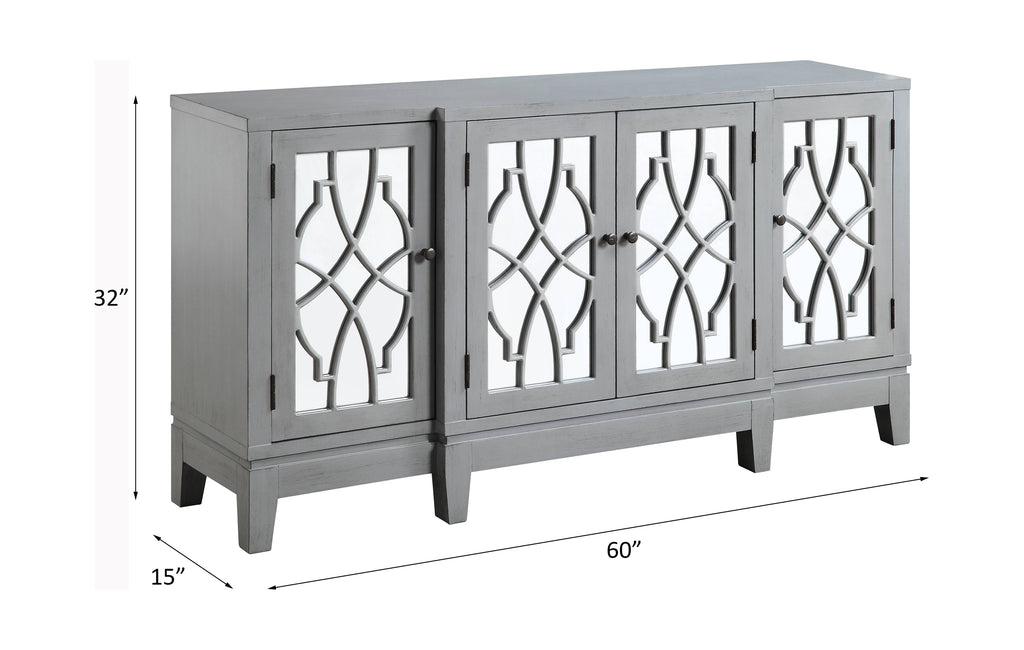 Magdi Antique 4 Door Cabinet