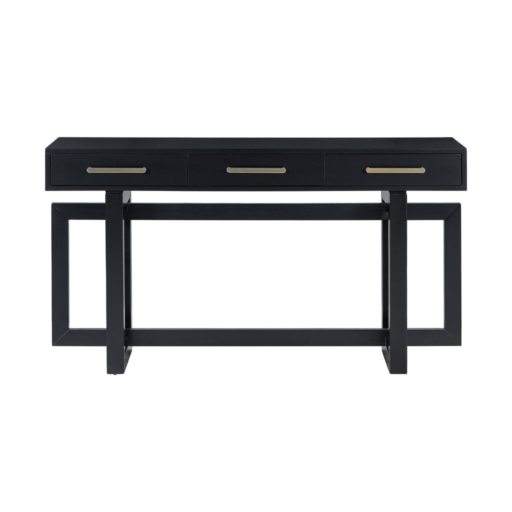 U_STYLE Elegant Console Table with Three Drawers