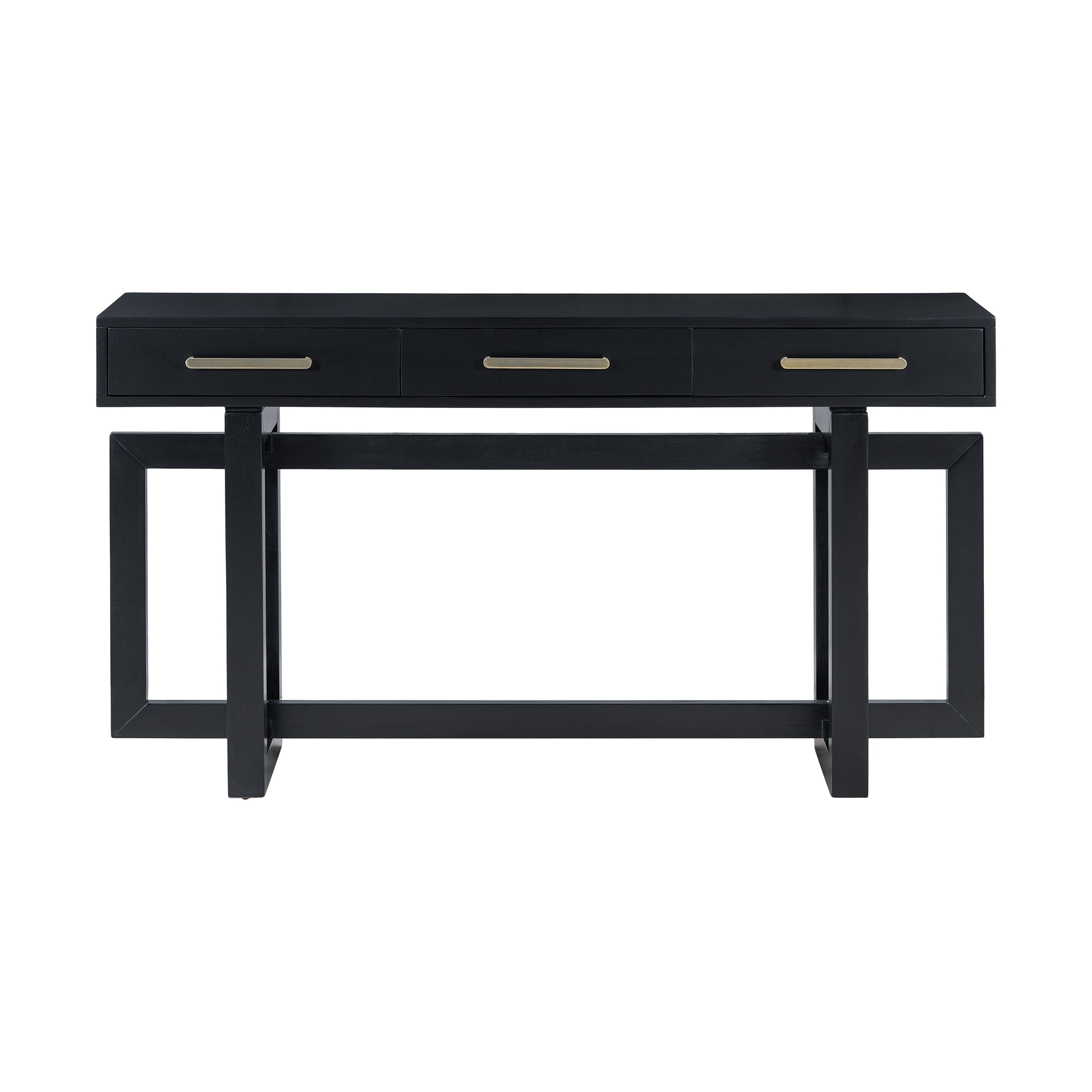 U_STYLE Elegant Console Table with Three Drawers
