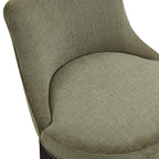 Lucia Wood Chenille Counter Stool in Leaf