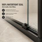 Framed Double Sliding Shower Door, 50-54" W x 72" H