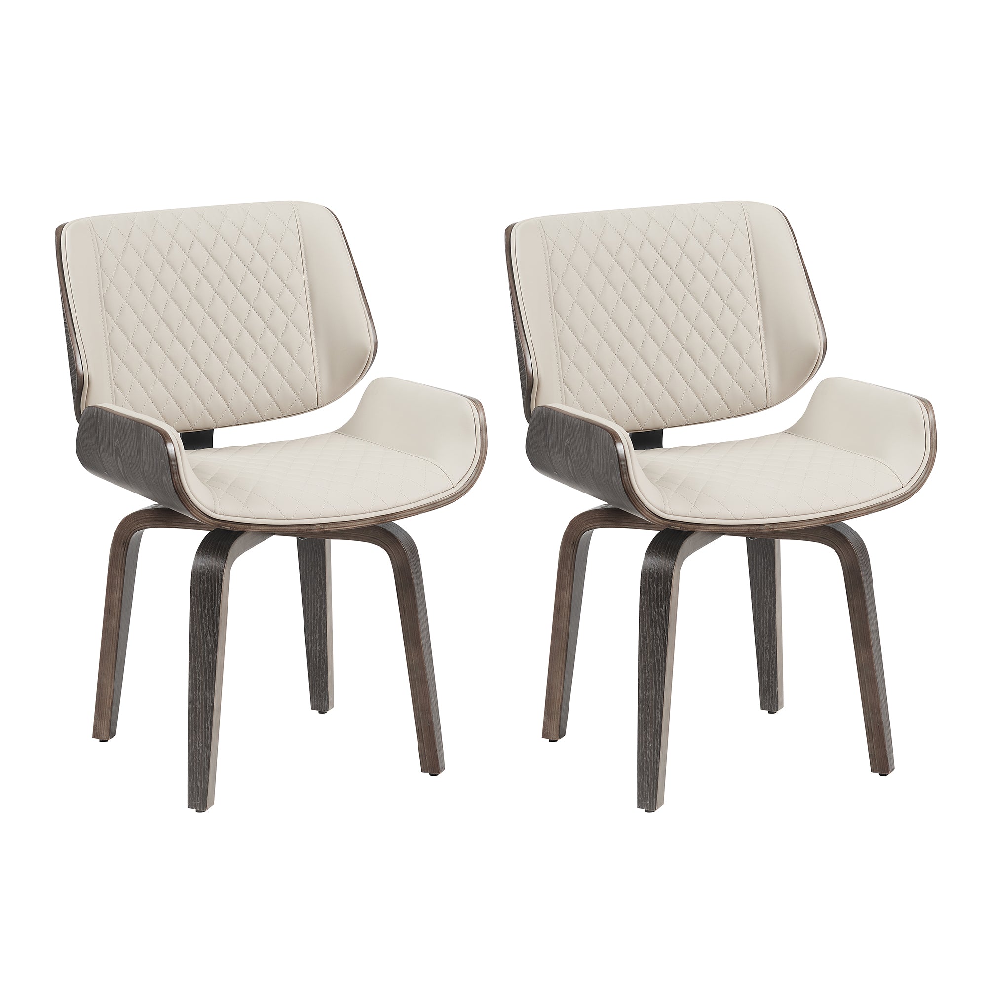 Mid-Century Modern Dining Chair - Set of 2