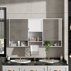 55 Inch Wall-Mount 3-in-1 Mirror Cabinet