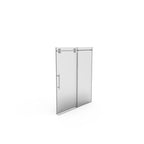 Frameless Sliding Shower Door with Tempered Glass Enclosure