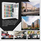 48 Keys Key Cabinet Digital Keypad Wall Safe