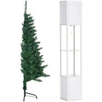 Artificial Half Christmas Tree with Auto Open Steel Base