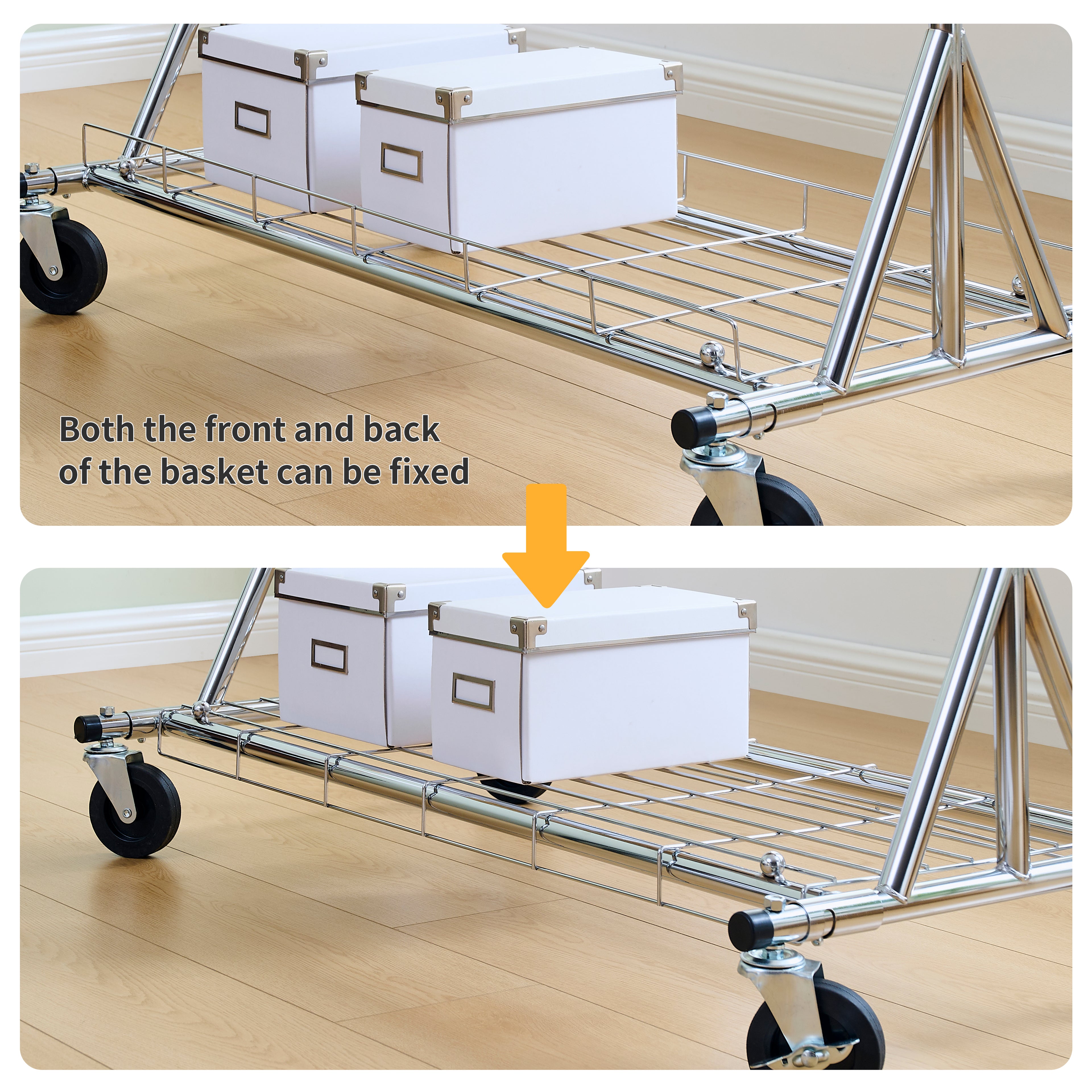 Heavy Duty Clothing Rack with Wheels