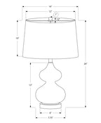 24"H Double-Gourd Table Lamp