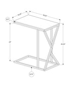 C-Shaped Accent Table