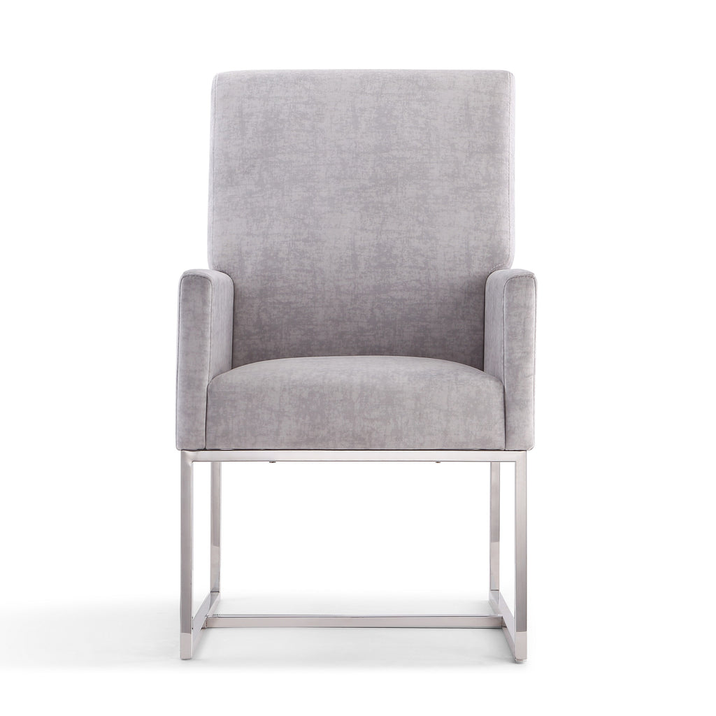 Element Metal Velvet Dining Chair