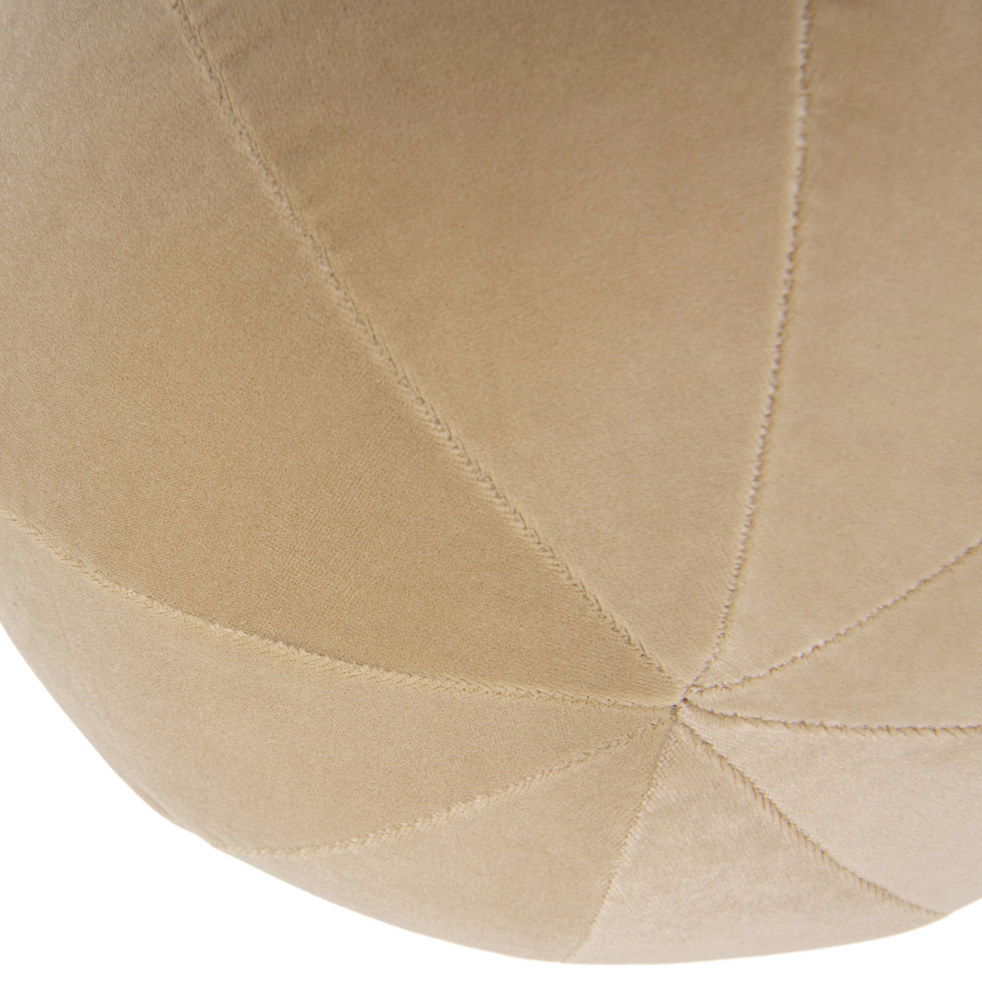 Luna 12" Round Sphere Accent Ball Throw Pillow, Fawn