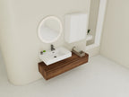 60 Inch Wall-Mounted Bathroom Vanity