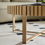 Modern Handcraft Drum Coffee Table