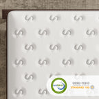 12'' Hybrid Mattress - King, Memory Foam & Pocket Springs