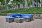 Patio Sofa with Cushions