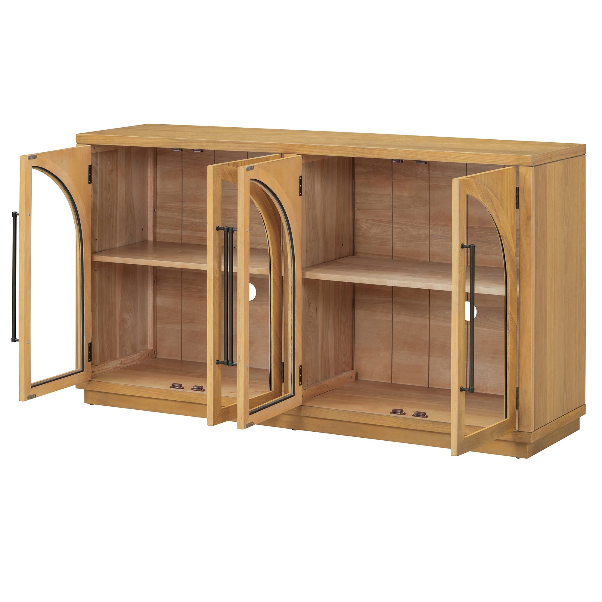 TREXM 4-Door Large Storage Sideboard Buffet Cabinet