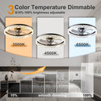 19.7" Ceiling Fan with Lights Remote and APP Control
