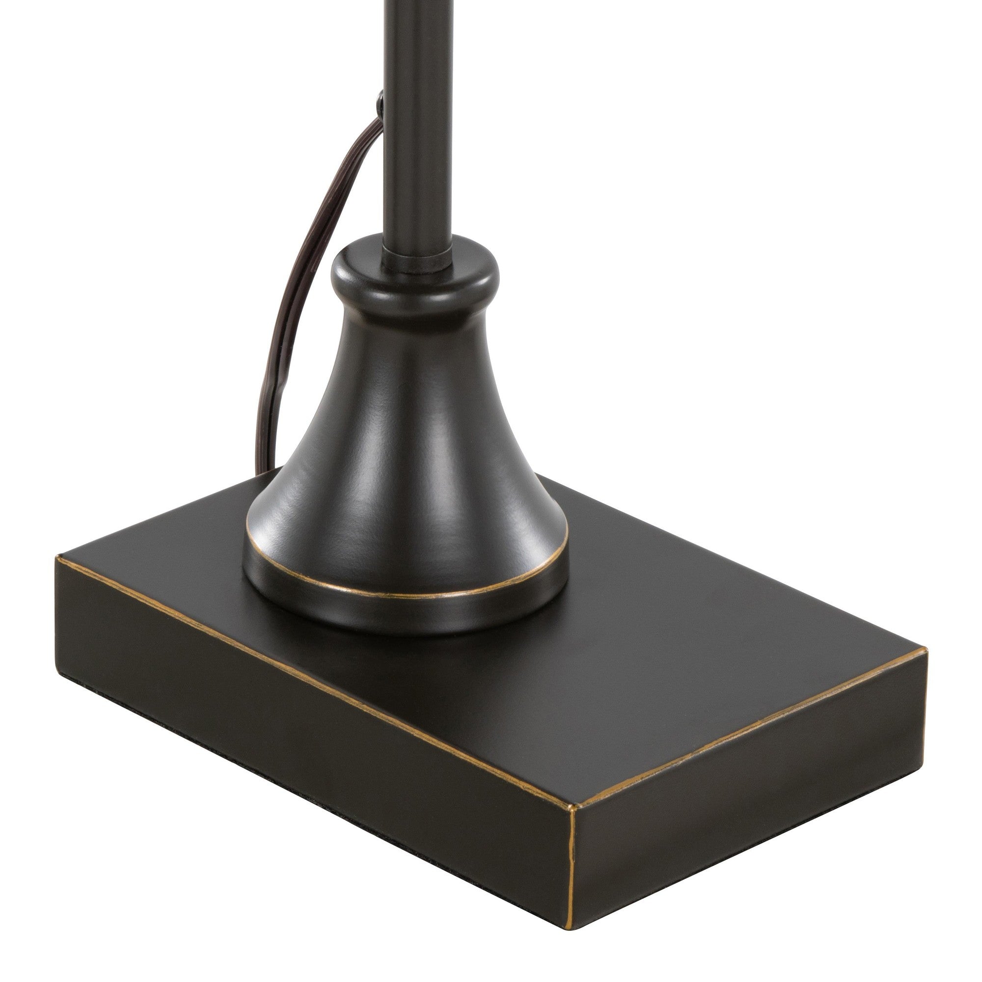 Landen 33" Contemporary Metal Task Lamp in Oil Rubbed Bronze - Set of 2